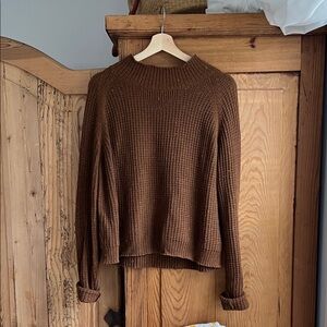 RARE Fin & Vince | Confetti Brown Knit Sweater